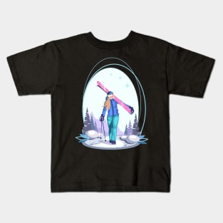 Skier Kids T-Shirt